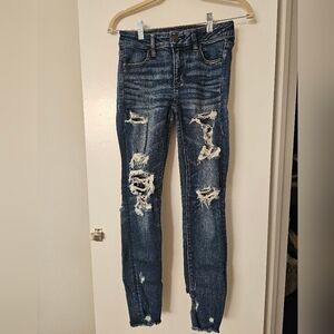 American Eagle Ripped Jeggings